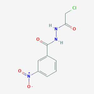 B2765965 N'-(2-chloroacetyl)-3-nitrobenzohydrazide CAS No. 63002-52-8