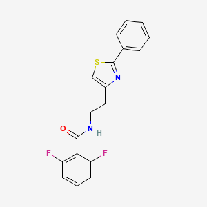 2,6-difluoro-N-(2-(2-phenylthiazol-4-yl)ethyl)benzamide