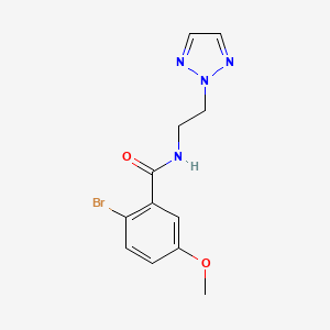 B2766013 N-(2-(2H-1,2,3-triazol-2-yl)ethyl)-2-bromo-5-methoxybenzamide CAS No. 2097919-89-4