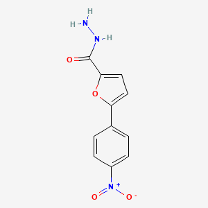 molecular formula C11H9N3O4 B2766033 5-(4-Nitrophenyl) furan-2-carbohydrazide CAS No. 103566-27-4
