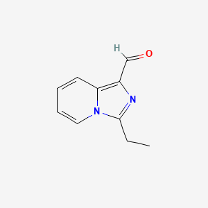molecular formula C10H10N2O B2766037 3-Ethylimidazo[1,5-a]pyridine-1-carbaldehyde CAS No. 690642-32-1