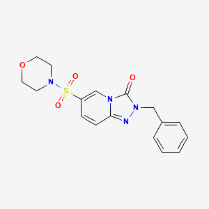 2-benzyl-6-(morpholinosulfonyl)-[1,2,4]triazolo[4,3-a]pyridin-3(2H)-one