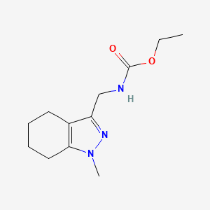 molecular formula C12H19N3O2 B2766044 ethyl ((1-methyl-4,5,6,7-tetrahydro-1H-indazol-3-yl)methyl)carbamate CAS No. 1448045-90-6