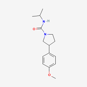 N-isopropyl-3-(4-methoxyphenyl)pyrrolidine-1-carboxamide