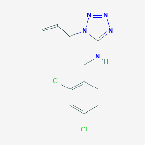 molecular formula C11H11Cl2N5 B276606 N-(1-allyl-1H-tetraazol-5-yl)-N-(2,4-dichlorobenzyl)amine 