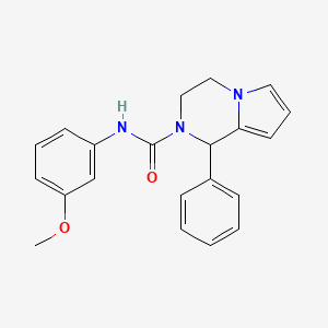 N-(3-methoxyphenyl)-1-phenyl-3,4-dihydro-1H-pyrrolo[1,2-a]pyrazine-2-carboxamide
