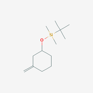 molecular formula C13H26OSi B2766100 1-(tert-Butyldimethylsilyloxy)-3-methylenecyclohexane CAS No. 412270-93-0