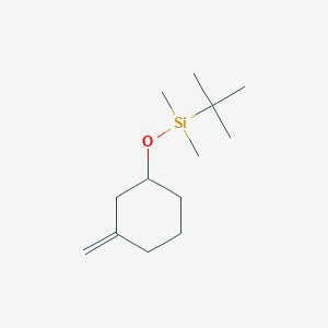 molecular formula C13H26OSi B2766100 1-(叔丁基二甲基硅氧基)-3-甲烯基环己烷 CAS No. 412270-93-0