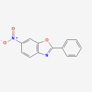 molecular formula C13H8N2O3 B2766107 6-Nitro-2-phenyl-1,3-benzoxazole CAS No. 3164-28-1