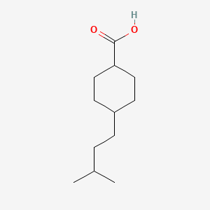 4-(3-Methylbutyl)cyclohexane-1-carboxylic acid