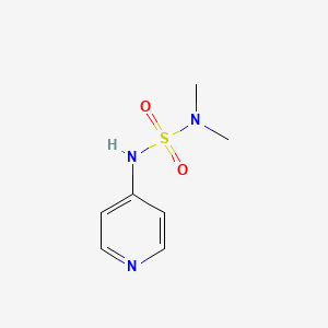 molecular formula C7H11N3O2S B2766147 N,N-二甲基-N'-(4-吡啶基)磺酰胺 CAS No. 349426-25-1