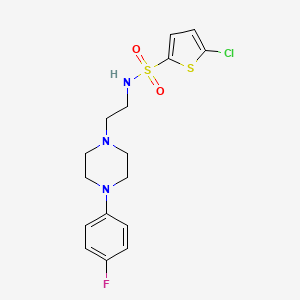 5-chloro-N-(2-(4-(4-fluorophenyl)piperazin-1-yl)ethyl)thiophene-2-sulfonamide