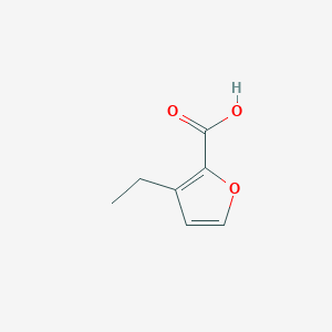 molecular formula C7H8O3 B2766179 3-乙基呋喃-2-甲酸 CAS No. 704913-85-9
