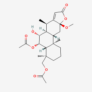 molecular formula C25H36O8 B2766219 查格雷内酯 CAS No. 799269-22-0
