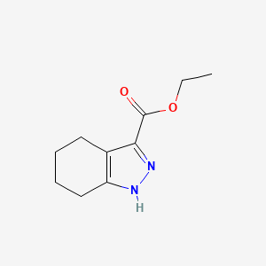 molecular formula C10H14N2O2 B2766220 ethyl 4,5,6,7-tetrahydro-1H-indazole-3-carboxylate CAS No. 174198-29-9