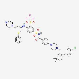 molecular formula C47H56ClF3N6O5S3 B2766222 Navitoclax-piperazine CAS No. 2143096-93-7