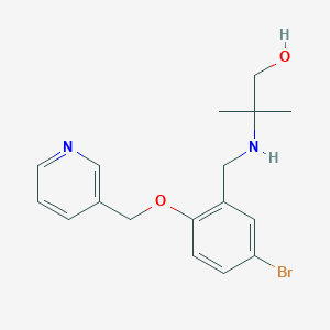 2-{[5-Bromo-2-(3-pyridinylmethoxy)benzyl]amino}-2-methyl-1-propanol