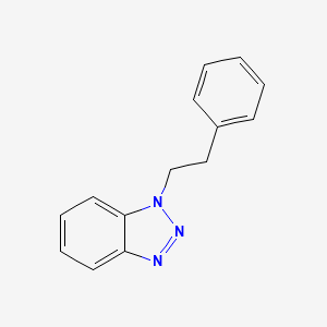 molecular formula C14H13N3 B2766234 1-Phenethyl-1H-benzo[d][1,2,3]triazole CAS No. 63777-68-4