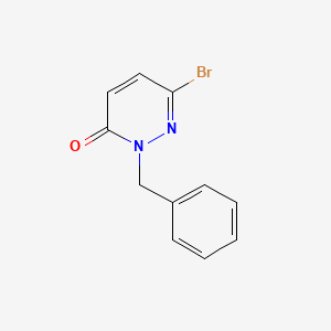 molecular formula C11H9BrN2O B2766251 2-Benzyl-6-bromopyridazin-3(2H)-one CAS No. 1823325-35-4
