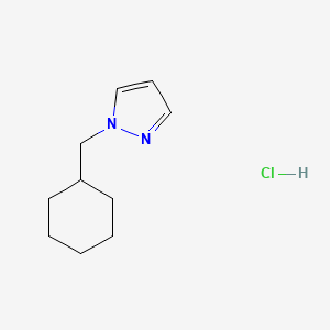 molecular formula C10H17ClN2 B2766268 1-(cyclohexylmethyl)-1H-pyrazole hydrochloride CAS No. 2138082-17-2