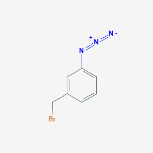 molecular formula C7H6BrN3 B2766295 3-Azidobenzyl bromide CAS No. 92001-69-9