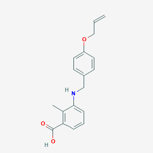 3-{[4-(Allyloxy)benzyl]amino}-2-methylbenzoic acid