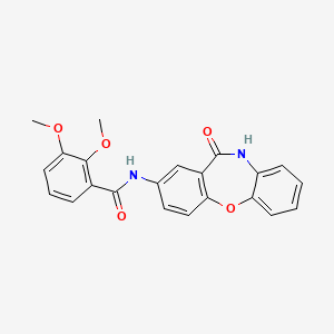 2,3-dimethoxy-N-(11-oxo-10,11-dihydrodibenzo[b,f][1,4]oxazepin-2-yl)benzamide