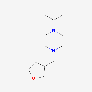 molecular formula C12H24N2O B2766316 1-异丙基-4-((四氢呋喃-3-基)甲基)哌嗪 CAS No. 2034458-21-2