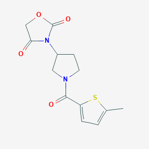 3-(1-(5-Methylthiophene-2-carbonyl)pyrrolidin-3-yl)oxazolidine-2,4-dione