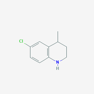 molecular formula C10H12ClN B2766352 6-氯-4-甲基-1,2,3,4-四氢喹啉 CAS No. 1531301-05-9