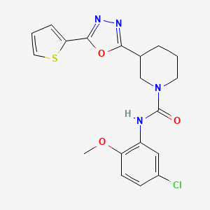 N-(5-chloro-2-methoxyphenyl)-3-(5-(thiophen-2-yl)-1,3,4-oxadiazol-2-yl)piperidine-1-carboxamide