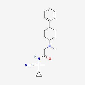 N-(1-cyano-1-cyclopropylethyl)-2-[methyl(4-phenylcyclohexyl)amino]acetamide
