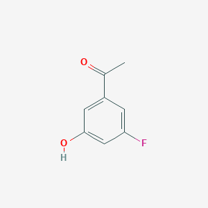 molecular formula C8H7FO2 B2766370 1-(3-Fluoro-5-hydroxyphenyl)ethanone CAS No. 1214333-95-5