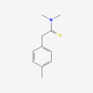 molecular formula C11H15NS B2766409 N,N-DIMETHYL-2-(4-METHYLPHENYL)ETHANETHIOAMIDE CAS No. 57380-82-2