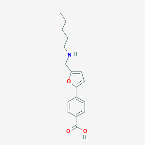4-{5-[(Pentylamino)methyl]-2-furyl}benzoic acid