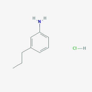 molecular formula C9H14ClN B2766446 3-Propylaniline hydrochloride CAS No. 1803605-99-3