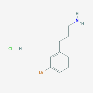 molecular formula C9H13BrClN B2766451 3-(3-Bromophenyl)propan-1-amine hydrochloride CAS No. 1269151-20-3