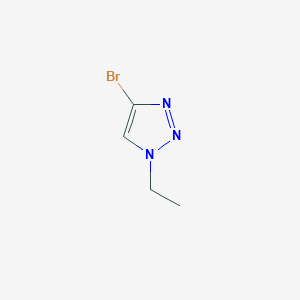 molecular formula C4H6BrN3 B2766459 4-Bromo-1-ethyl-1H-1,2,3-triazole CAS No. 1393532-87-0