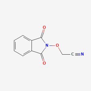 molecular formula C10H6N2O3 B2766464 2-[(1,3-二氧代-1,3-二氢-2H-异喹啉-2-基)氧基]乙腈 CAS No. 75372-44-0