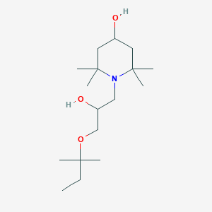 1-(2-Hydroxy-3-(tert-pentyloxy)propyl)-2,2,6,6-tetramethylpiperidin-4-ol