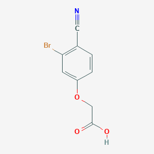 2-(3-Bromo-4-cyanophenoxy)acetic acid