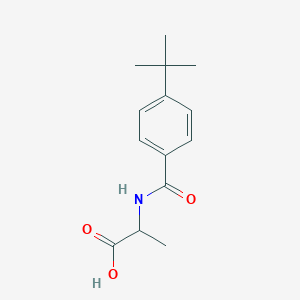 B2766561 2-[(4-Tert-butylphenyl)formamido]propanoic acid CAS No. 726174-56-7