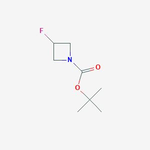 molecular formula C8H14FNO2 B2766562 叔丁基 3-氟氮杂环丁酸酯 CAS No. 1255666-44-4