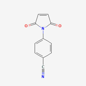 molecular formula C11H6N2O2 B2766568 4-(2,5-dioxo-2,5-dihydro-1H-pyrrol-1-yl)benzonitrile CAS No. 31489-18-6