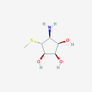 molecular formula C6H14ClNO3S B027666 曼诺他汀 A CAS No. 102822-56-0