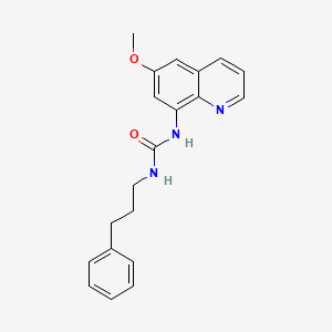 1-(6-Methoxyquinolin-8-yl)-3-(3-phenylpropyl)urea