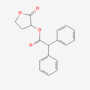 2-Oxotetrahydrofuran-3-yl diphenylacetate