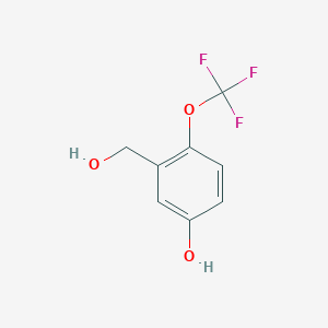 3-(Hydroxymethyl)-4-(trifluoromethoxy)phenol