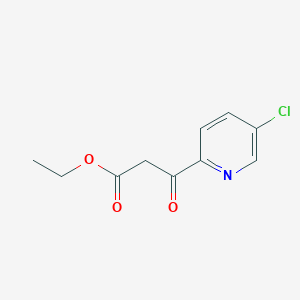 molecular formula C10H10ClNO3 B2766671 Ethyl 3-(5-chloropyridin-2-yl)-3-oxopropanoate CAS No. 1106953-35-8