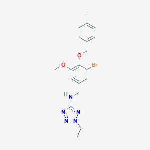 N-{3-bromo-5-methoxy-4-[(4-methylbenzyl)oxy]benzyl}-2-ethyl-2H-tetrazol-5-amine